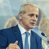 Το «ευχαριστώ» στον απερχόμενο πρόεδρο, Γρηγόρη Γερακαράκο 