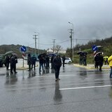 Διαμαρτυρία στη διασταύρωση-καρμανιόλα μετά το θανατηφόρο τροχαίο