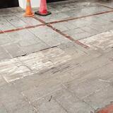 Άρχισαν την αποκατάσταση στο σπασμένο πλακόστρωτο της Μιλάτου... με βροχή!