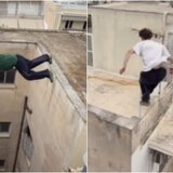 Γάλλος παρκουρίστας κάνει επικίνδυνα άλματα σε ταράτσες της Αθήνας και γίνεται viral - Βίντεο