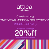 Το Attica Selections Heraklion γιορτάζει 1 χρόνο παρουσίας με ένα μοναδικό επετειακό τριήμερο 28, 29 & 30 Μαίου!
