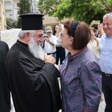 Ικανοποιημένη η Λίνα Μενδώνη από την πορεία των εργασιών στον Άγιο Μηνά