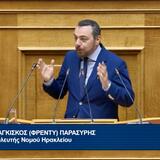 Φρ. Παρασύρης: «Η κυβέρνηση κρύβεται στο σκοτάδι των διαρροών και εκβιάζει το Ηράκλειο χωρίς σχέδιο»»